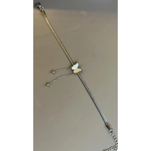 Kelebekli İtalyan Bileklik - Gümüş