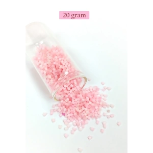 Kesme Cam Boncuk 2mm - 20 Gram - Şeker Pembe -BNC350
