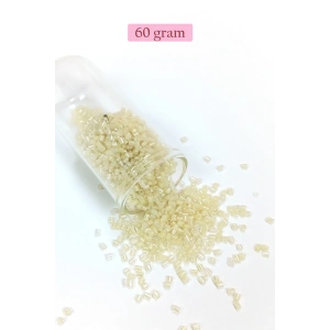 Kesme Cam Boncuk 2mm - 60 Gram - Şeffaf Krem - BNC387