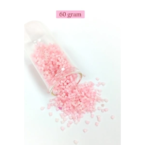 Kesme Cam Boncuk 2mm - 60 Gram - Şeker Pembe - BNC398