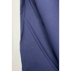 Keten Kumaş - Organik Kumaş - Perde Kumaşı - Ince Keten - Kıyafet Için Kumaş Örtü Lacivert 26