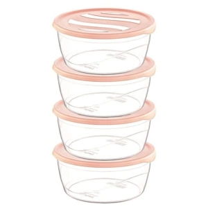 Krizma Yuvarlak Saklama Kabı 4 Lü No:1 Royaleks-ÇNK2153