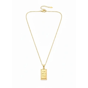 Külçe Altın Kolye - Küçük Boy - Altın