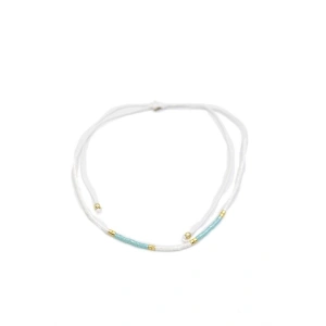 Kum Boncuk Halhal - Beyaz