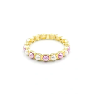 Lastikli Taşlı Bileklik - ÇOK RENKLİ