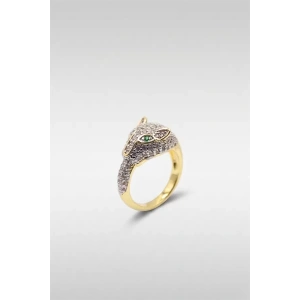 Leopar Yüzük - Altın