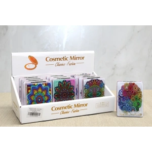 Mandala Desenli Hareketli Sulu El Aynası Alk4583