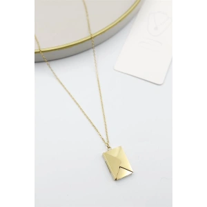 Mektup Kolye - Altın