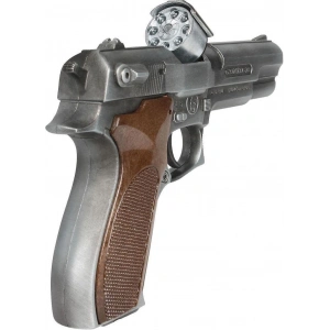 Mey İthalat® 000451 POLİCE PİSTOL 8 SHOTS OLD SİLVER