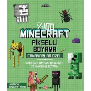 Mey İthalat® %100 Pikselli Boyama Canavarlar Özel