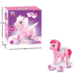 Mey İthalat® 2570 YÜRÜYEN PİLLİ AT PEMBE