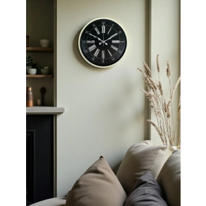 Mey İthalat® 36 Cm Krem Modern Duvar Saati