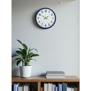 Mey İthalat® 36 Cm Lacivert Standart Duvar Saati