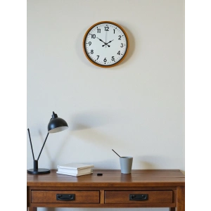 Mey İthalat® 36 Cm Standart Turuncu Duvar Saati