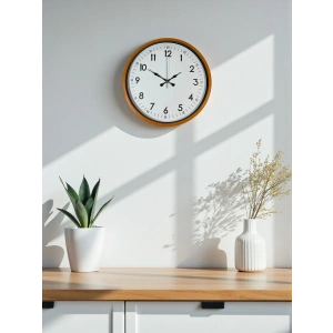 Mey İthalat® 36 Cm Turuncu Dekoratif Duvar Saati