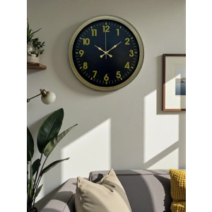 Mey İthalat® 40 Cm Metal Eskitme Klasik Duvar Saati