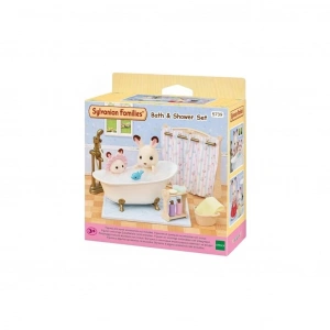 Mey İthalat®  5739 Sylvanian Families Banyo ve Duş Seti (figürler dahil değildir) +3 yaş