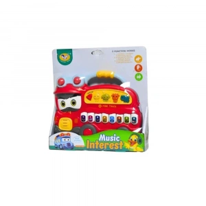 Mey İthalat® 855-109D PİLLİ MÜZİKLİ OTOBÜS -ZRV