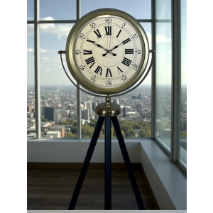 Mey İthalat® Antik Görünümlü Eskitme Tripod Ayaklı Saat