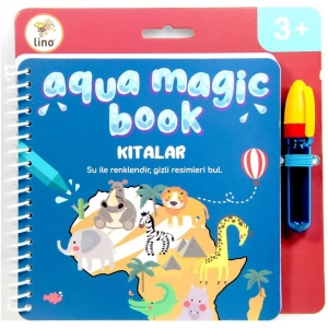 Mey İthalat®  Aqua Magic Kıtalar Sihirli Boyama Kitabı