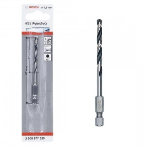 Mey İthalat® Bosch Point TeQ Altıgen Şaftlı Hss Matkap Ucu 4,5 mm