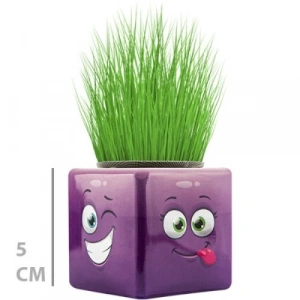 Mey İthalat® Çim Adam Mini Küp Emoji Figürlü 1 Adet