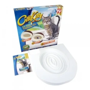 Mey İthalat® CitiKitty Klozet Kedi Tuvaleti Eğitim Seti
