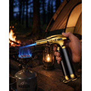 Mey İthalat® Doldurulabilir Pürmüz Çakmak Alev Ayarlı Mutfak Barbekü Torch