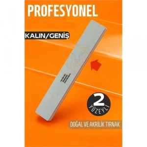 Mey İthalat® Geniş Kalın Tırnak Törpüsü 100/180 Grid Profesyonel 721173