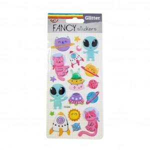 Mey İthalat® Glitter Sticker Uzay