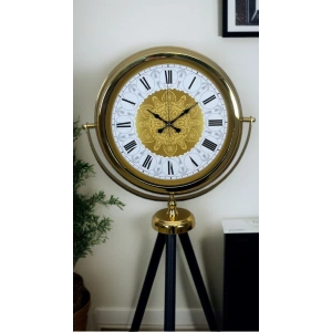 Mey İthalat® Gold Asalet Tripod Ayaklı Saat