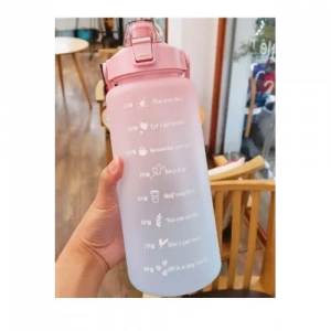 Mey İthalat® Günlük Motivasyon Su Matarası 2 Litre