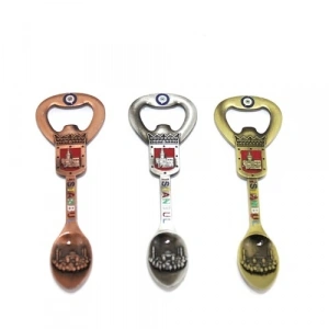 Mey İthalat® İstanbul Temalı Metal Magnet Ve Açacak Kaşık Tasarımlı