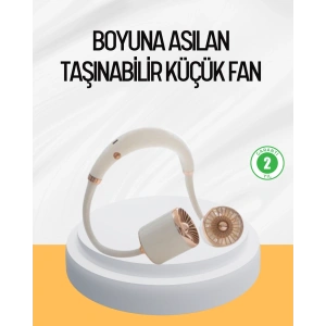 Mey İthalat® Katlanabilir Asılabilir Fan USB Şarjlı Hafif ve Sessiz Tasarım