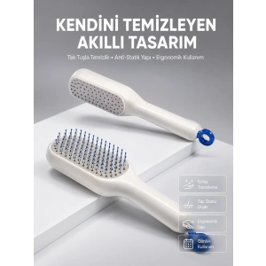Mey İthalat® Kolay Temizlenen Fırçası Evcil Hayvanlara Özel Tüy Temizleme