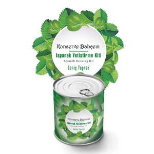 Mey İthalat®  Konserve Bahçem Evde Konservede Kolay Ispanak Yetiştirme Kiti