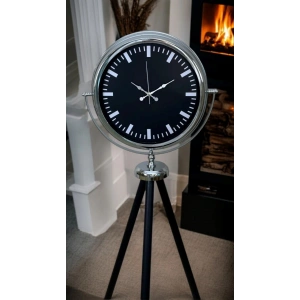 Mey İthalat® Krom Prime Modern Tripod Ayaklı Saat