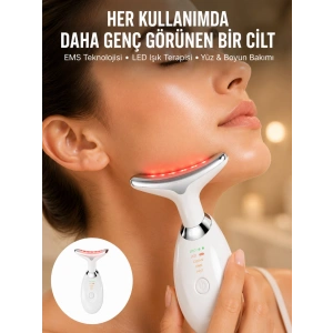 Mey İthalat® LED Işık Destekli Kırışıklık Karşıtı Yüz Bakım Aleti Yeni Nesil