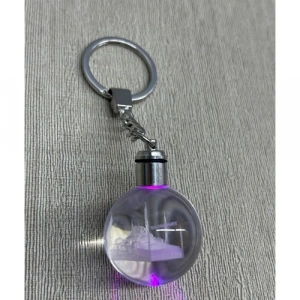 Mey İthalat® Ledli Sultanahmet Tasarımı Kristal Anahtarlık