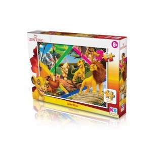 Mey İthalat® LK 113 Aslan Kral Puzzle 200 Parça - Ks Puzzle