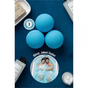 Mey İthalat® Luxury Spa: 330 gr Organik Mineralli Banyo ve Jakuzi Terapi Topu - 7.5 cm Dev Boy 722878