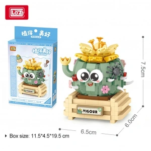 Mey İthalat® LZ-8834 KAKTÜS 450 PARÇA BLOCK OYUNCAK