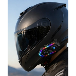 Mey İthalat® Motosiklet Kaskı İçin Bluetooth Intercom Kulaklık Uzun Pil Ömrü