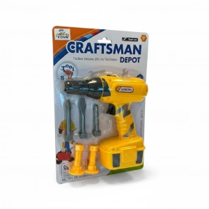 Mey İthalat® OYUNCAK PİLLİ MATKAP SETİ