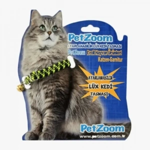 Mey İthalat® PetZoom Ayarlanabilir Lüks Kedi Tasması