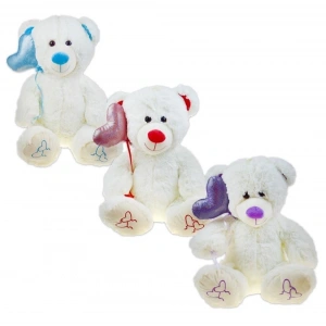 Mey İthalat® PL62486 30 CM KALPLİ BALONLU AYI -HLY