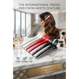 Mey İthalat® Polimer Kuaför Saç Klips Seti 6lı Absolute Profesyonel 722997