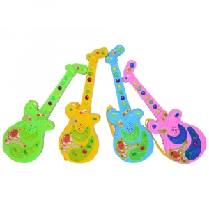 Mey İthalat® Poşette Türkçe Sesli Müzikli Gitar Oyuncak