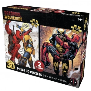 Mey İthalat® Prime 3D Deadpool İkili Puzzle 300 Parça