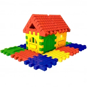 Mey İthalat® Puzzle City 3D Yapı ve Tasarım Blokları 64 Parça
